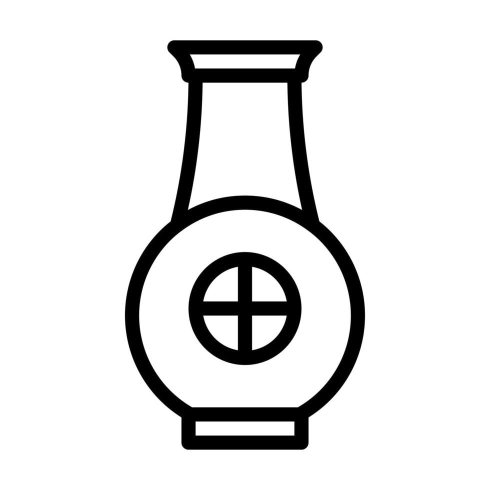 vector de ilustración de contorno de ewer y icono de logotipo icono de año nuevo perfecto.