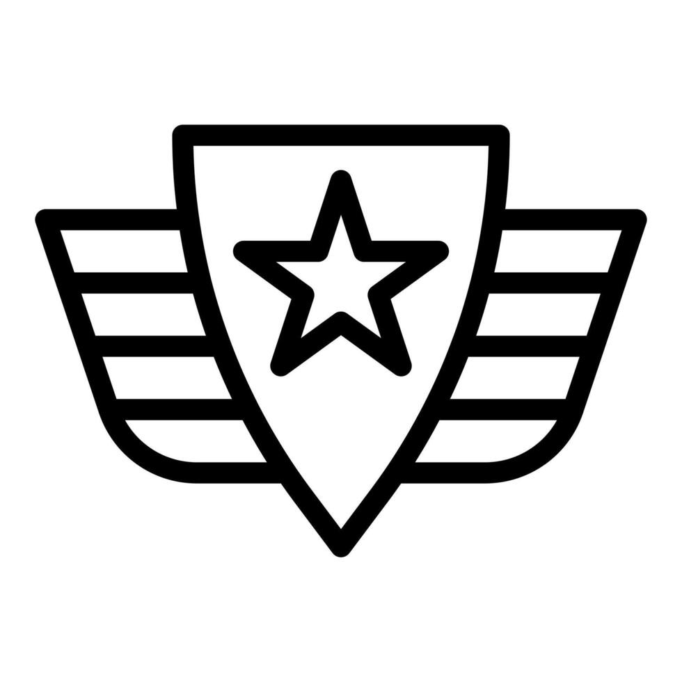 vector de ilustración de premio y icono de logotipo icono de arma del ejército perfecto.