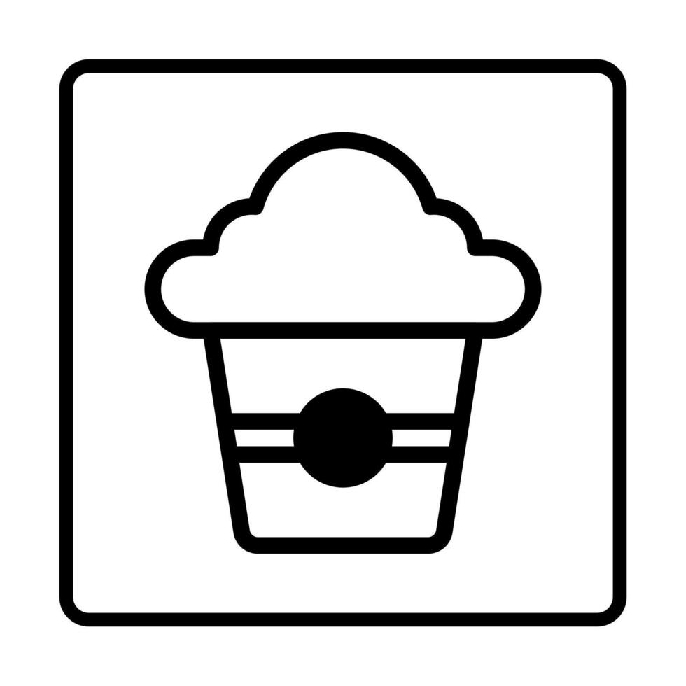 Cake dualtone Icon. Social media sign icons. Vector illustration isolated for graphic and web design.