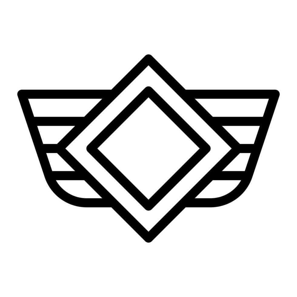 vector de ilustración de premio y icono de logotipo icono de arma del ejército perfecto.