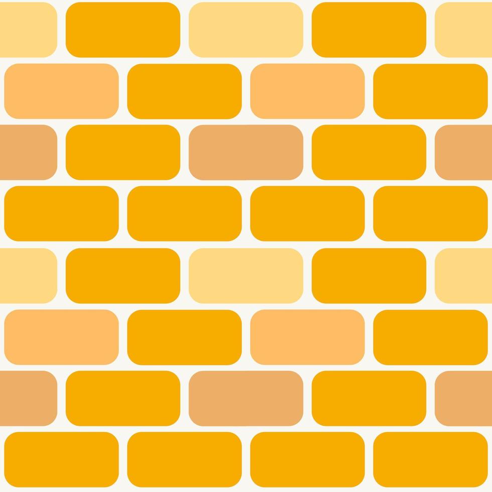 Vector seamless pattern of yellow brick