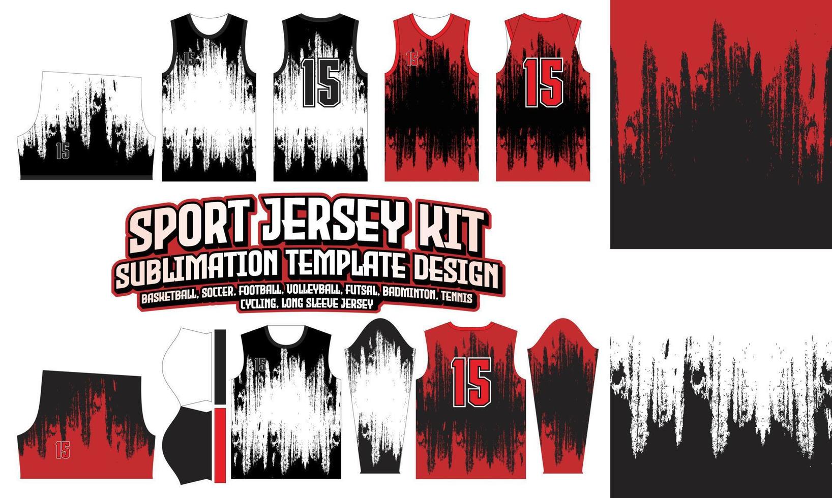 sport Jersey Apparel Sport Wear Sublimation pattern Design 276 for Soccer Football E-sport Basketball volleyball Badminton Futsal t-shirt vector