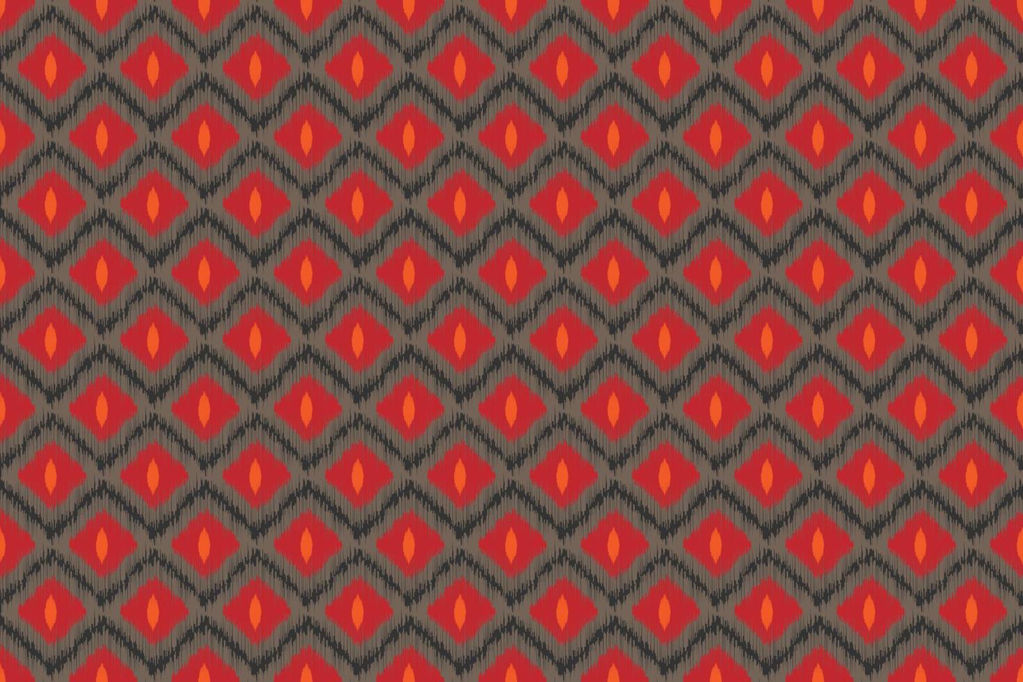Abstract ikat  background  seamless pattern for textile design, wallpaper, surface textures vector