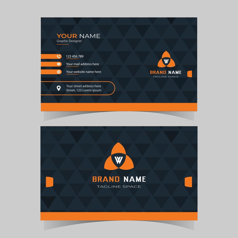 Vector new corporate card design template