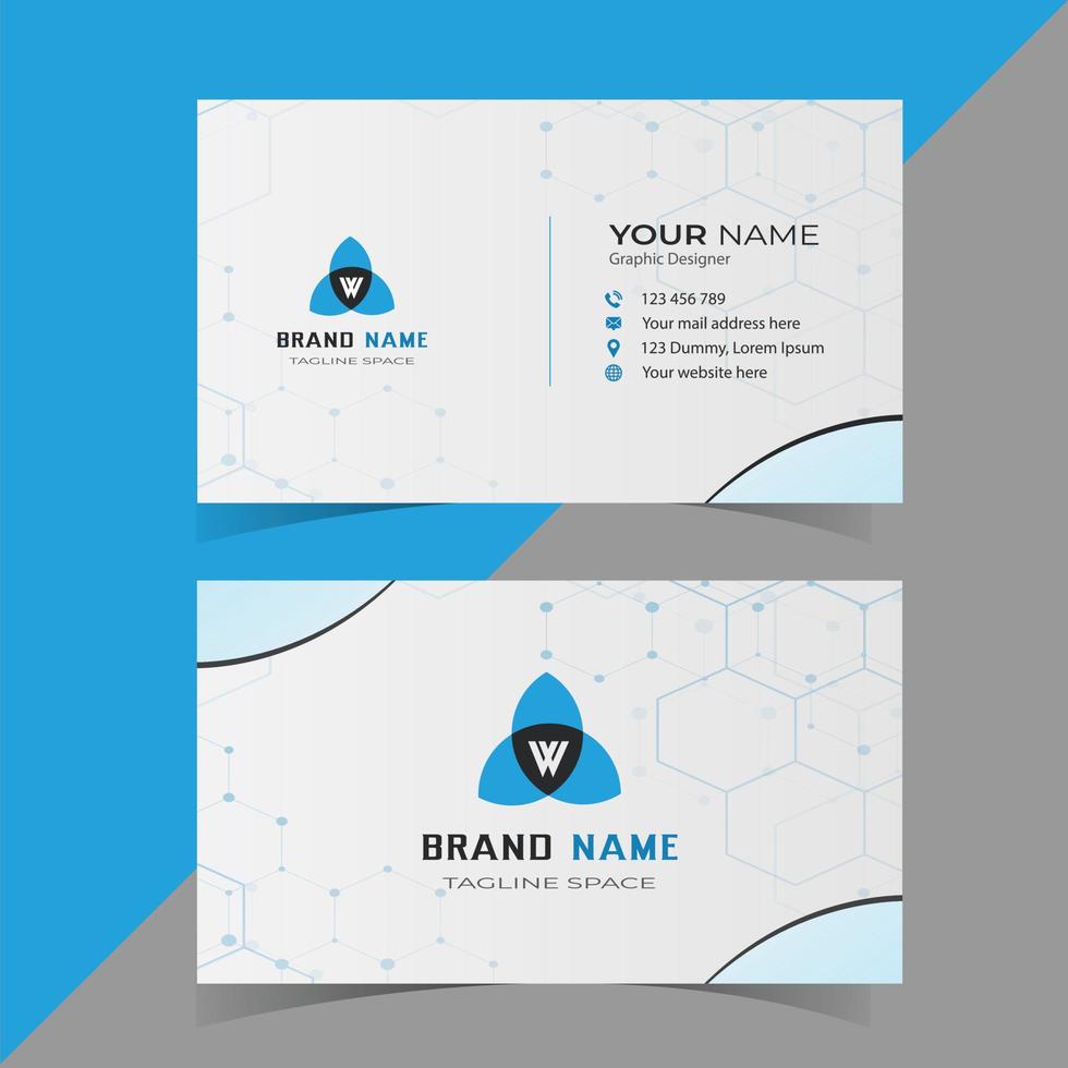 Vector new corporate card design template