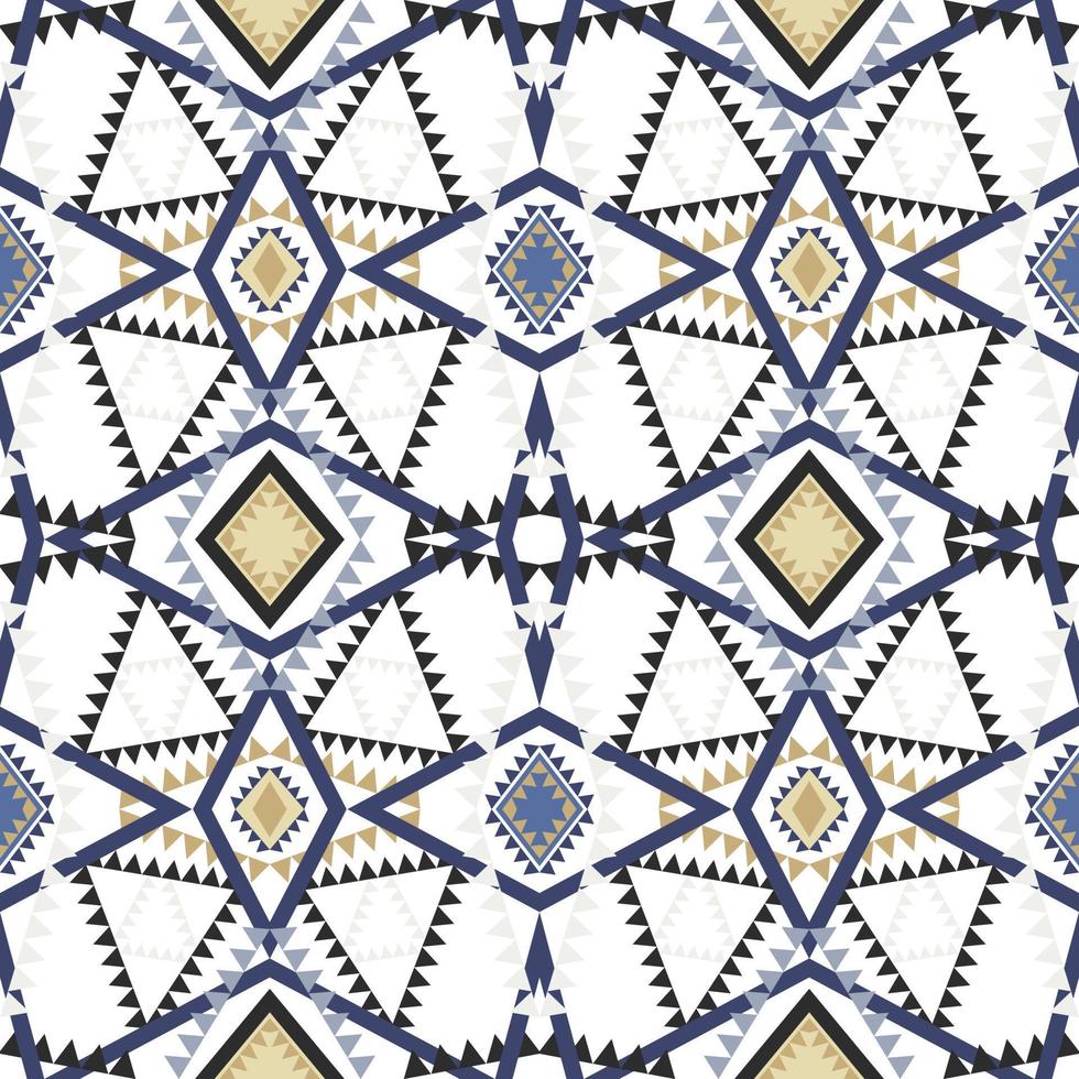 motivos étnicos geométricos con diseño de ornamento abstracto diagonal triangular cuadrado para la impresión textil de tela de ropa, artesanía, bordado, alfombra, cortina, batik, envoltura de papel pintado, vector transparente