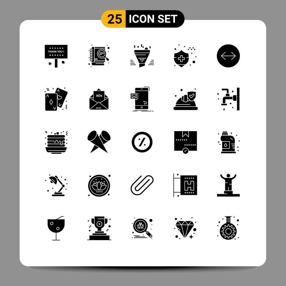 paquete de iconos de vector de stock de 25 signos y símbolos de línea para seguro de automóvil de deslizamiento horizontal seo herramienta de seguro de automóvil elementos de diseño de vector editables