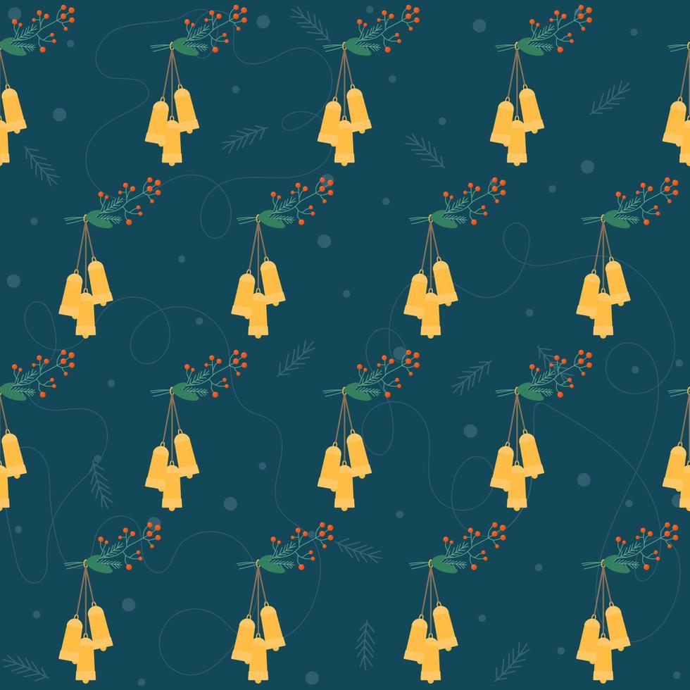 Christmas And New Year Seamless Pattern Background. Christmas Digital Paper. New Year Textile print vector