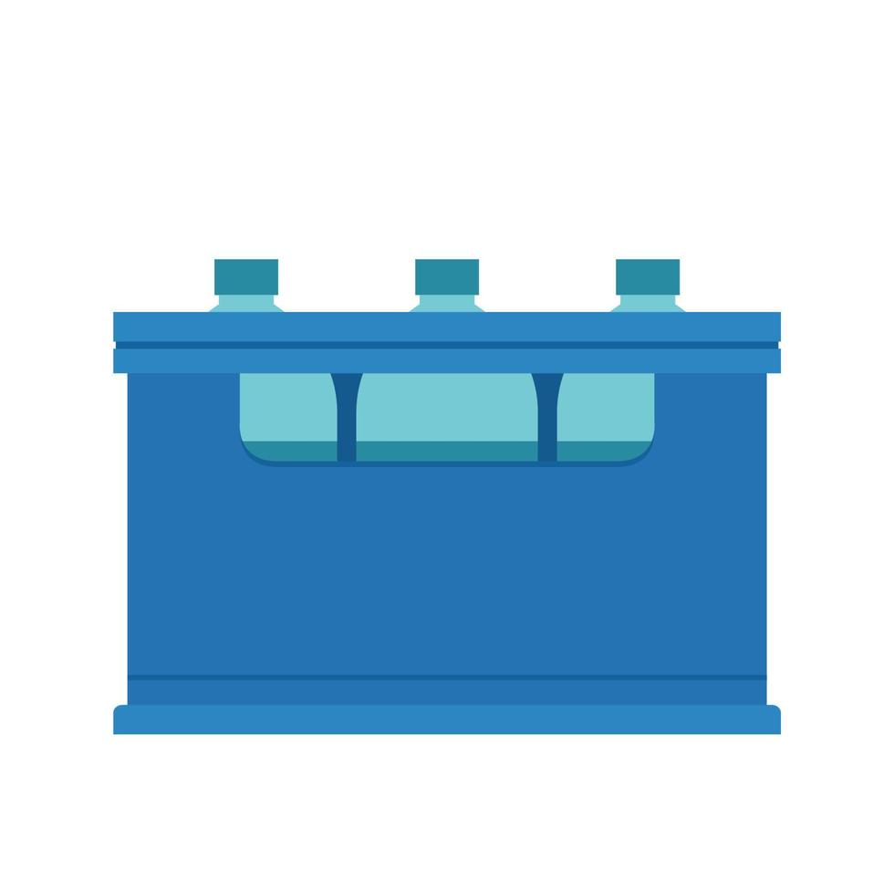 Crate cartoon vector. free space for text. wallpaper. Bottle in crate. vector