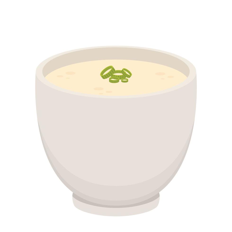 Steamed egg vector. Steamed egg in bowl. wallpaper. vector