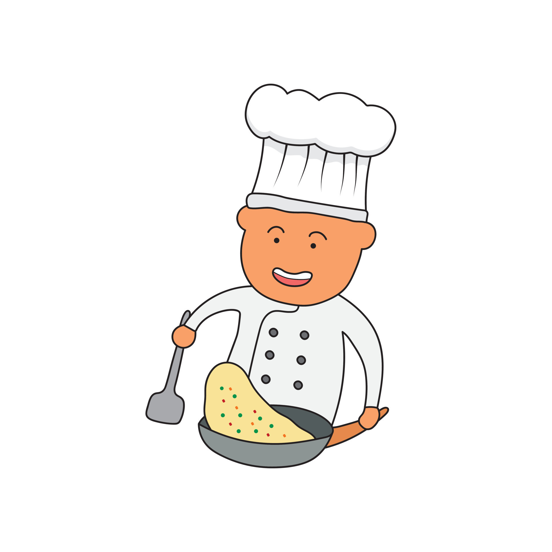 Ni os Dibujando Ilustraciones Vectoriales De Un Chef Cocinando Y ni-os-dibujando-ilustraciones-vectoriales-de-un-chef-cocinando-y