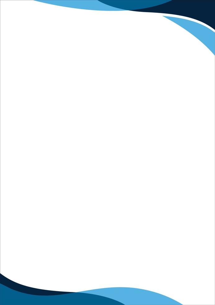A4 Layout Template vector