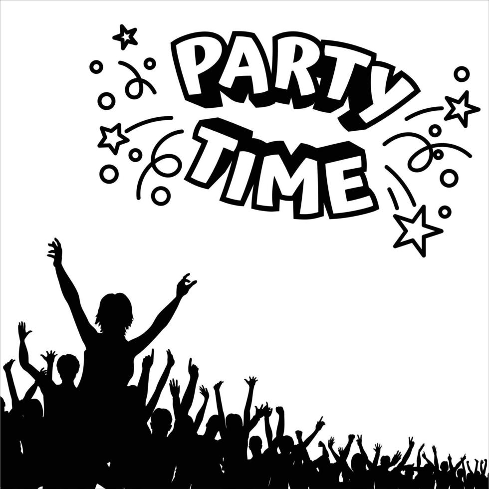 Party time celbration vector