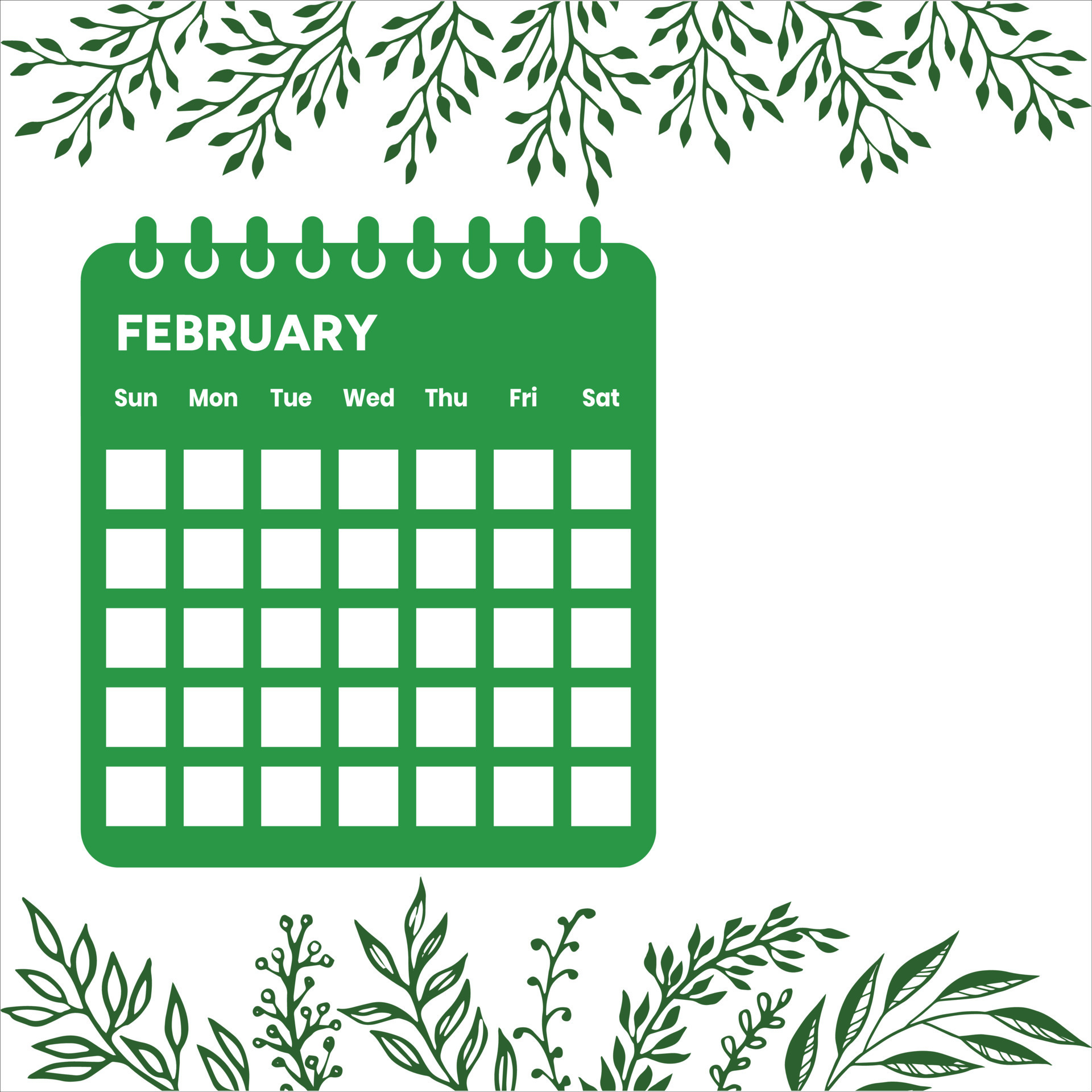 February Month Calendar 16188956 Vector Art At Vecteezy february-month-calendar-16188956-vector-art-at-vecteezy