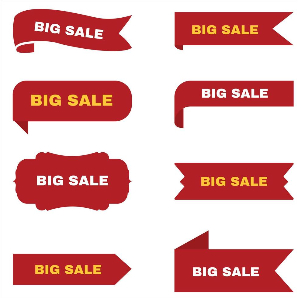 Big sale banners vector