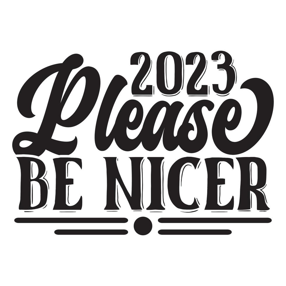 Happy New Year SVG T-Shirt Design, vector files.