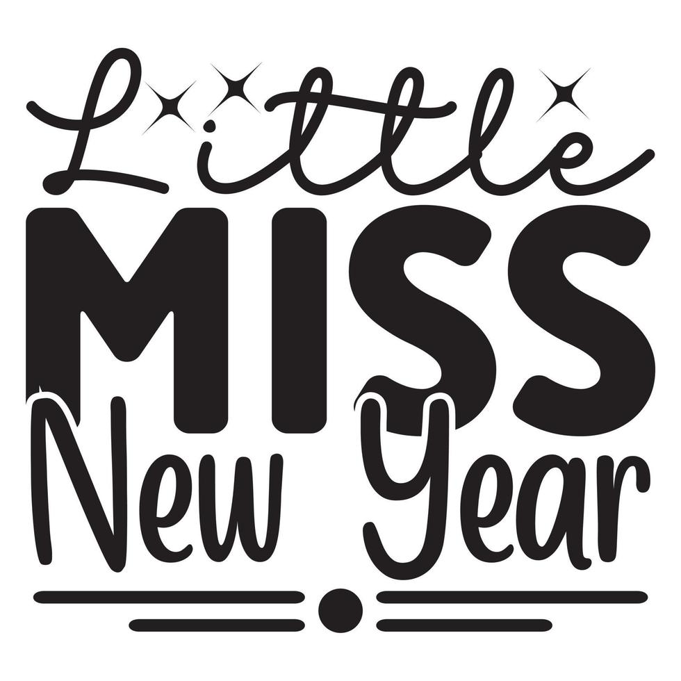 Happy New Year SVG T-Shirt Design, vector files.