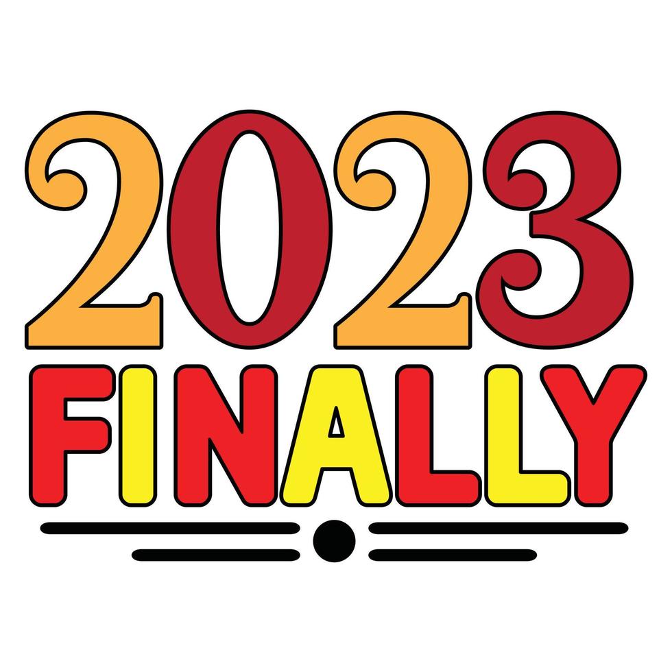Happy New Year SVG T-Shirt Design, vector files.