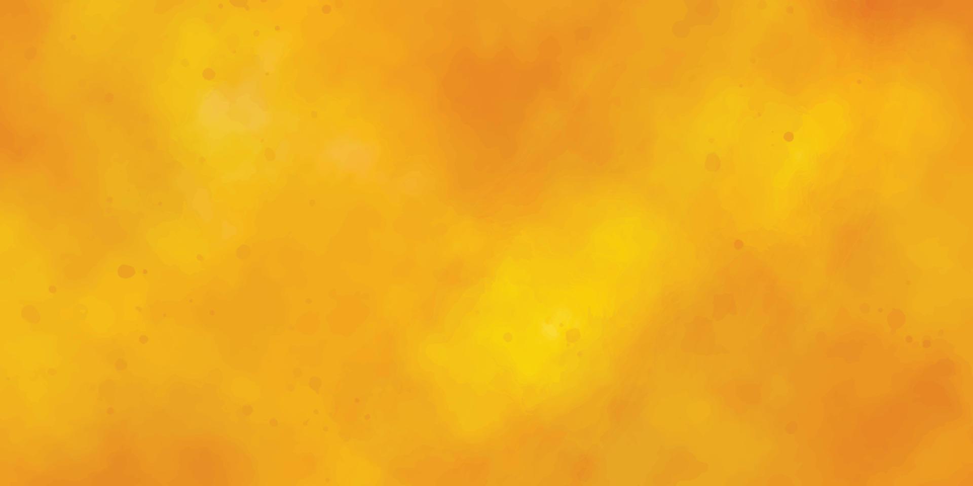 Orange and yellow watercolor background with grunge texture, beautiful