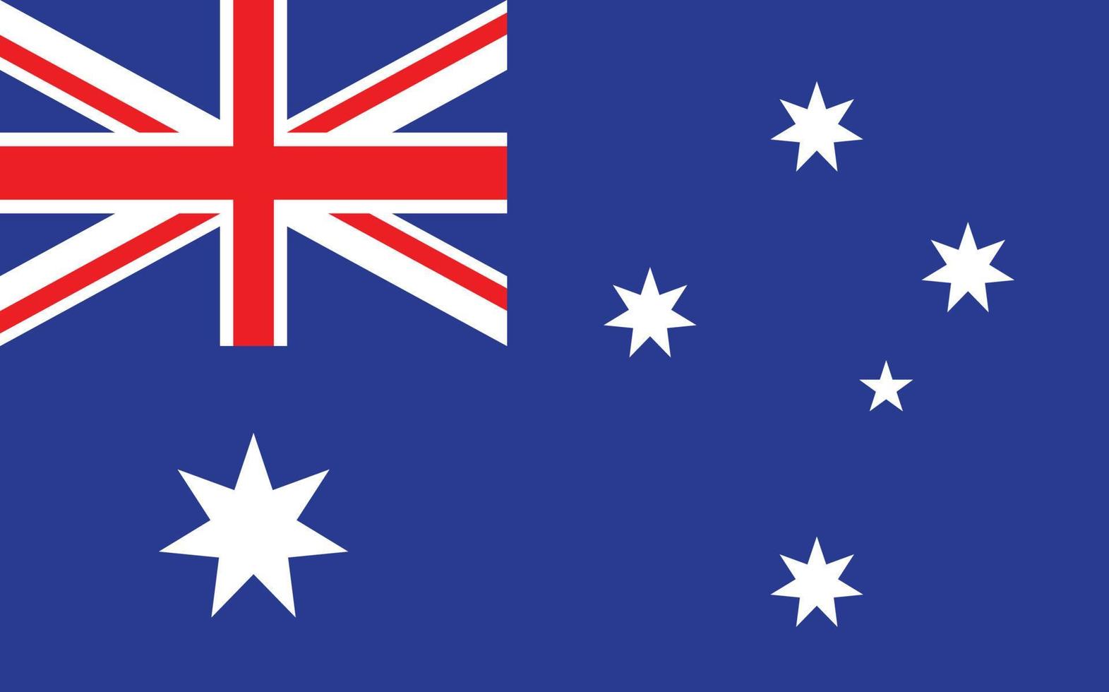 bandera de australia vector