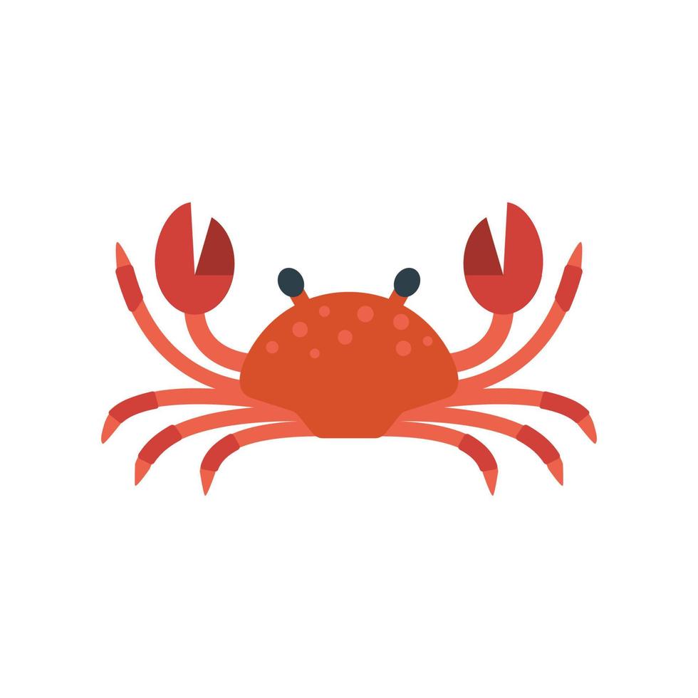 Red crab vector illustration