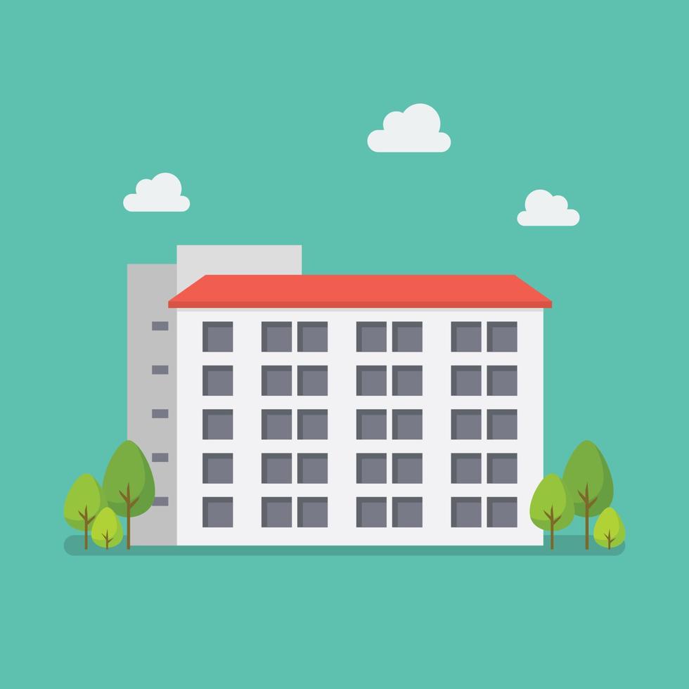 Apartment in flat style vector