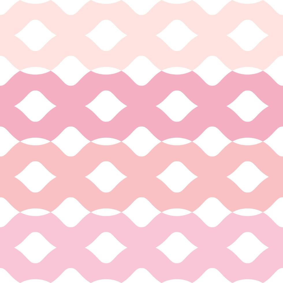 Pink geometric vector pattern, abstract repeat background