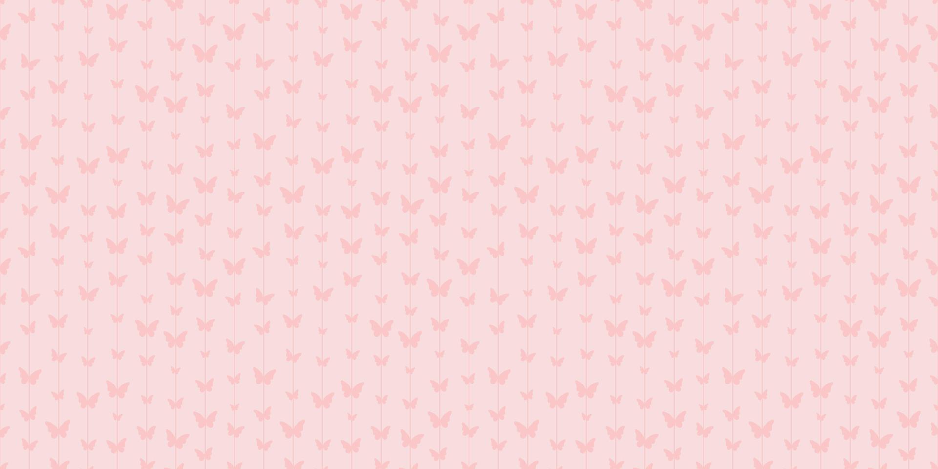 Butterfly stripe seamless repeat pattern background. vector
