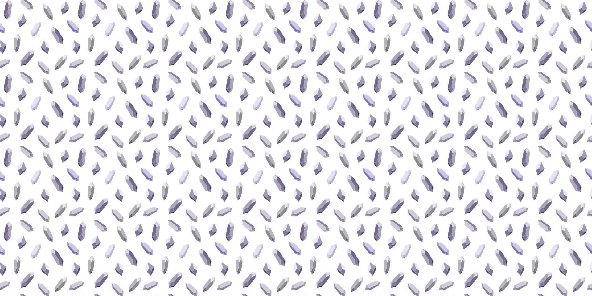 Seamless crystal repeat pattern vector background