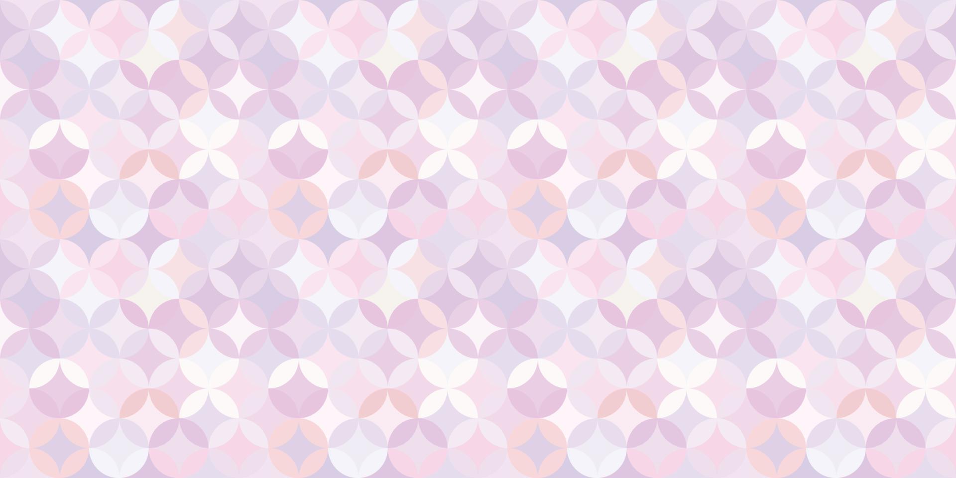 Pastel pink mosaic seamless repeat pattern background vector