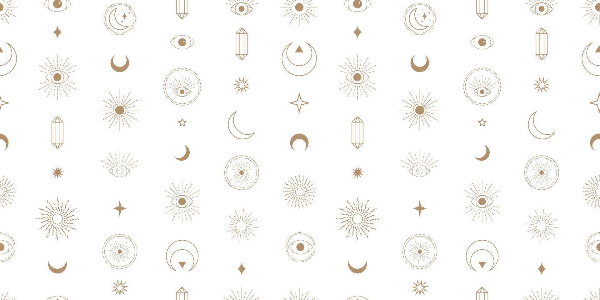 Mystical esoteric background, astrology wallpaper. vector