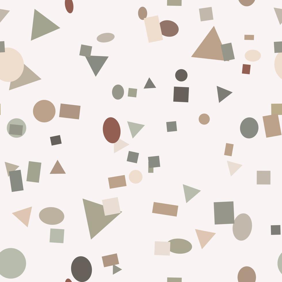 Random shapes geometric repeat pattern tile vector