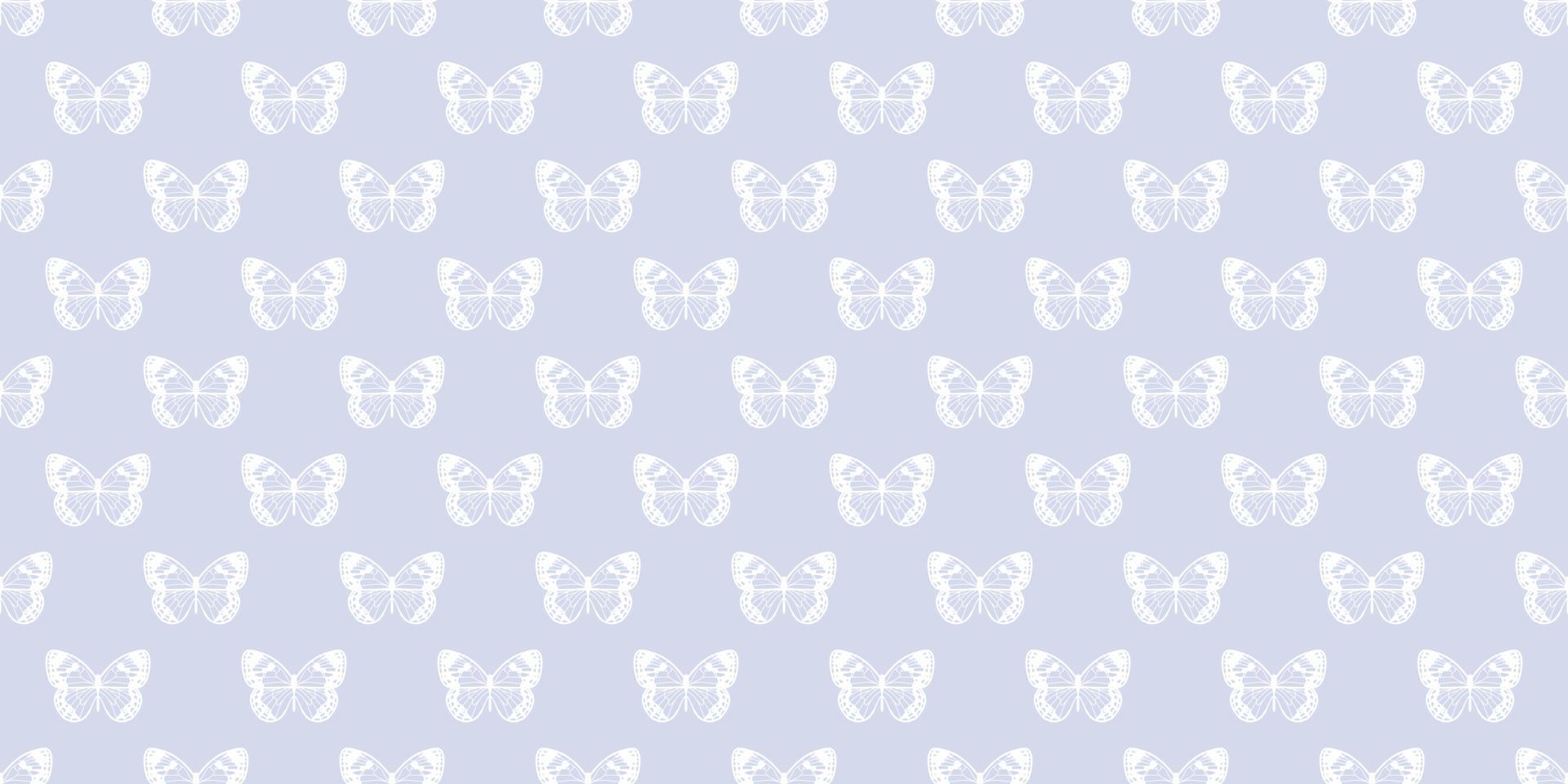 Butterfly seamless repeat pattern background vector