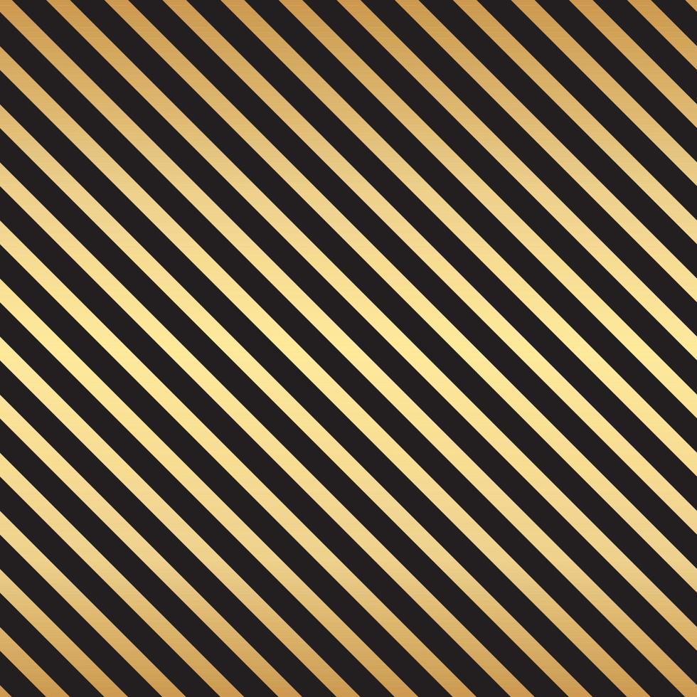 Black and gold stripe vector pattern background, gold wallpaper.