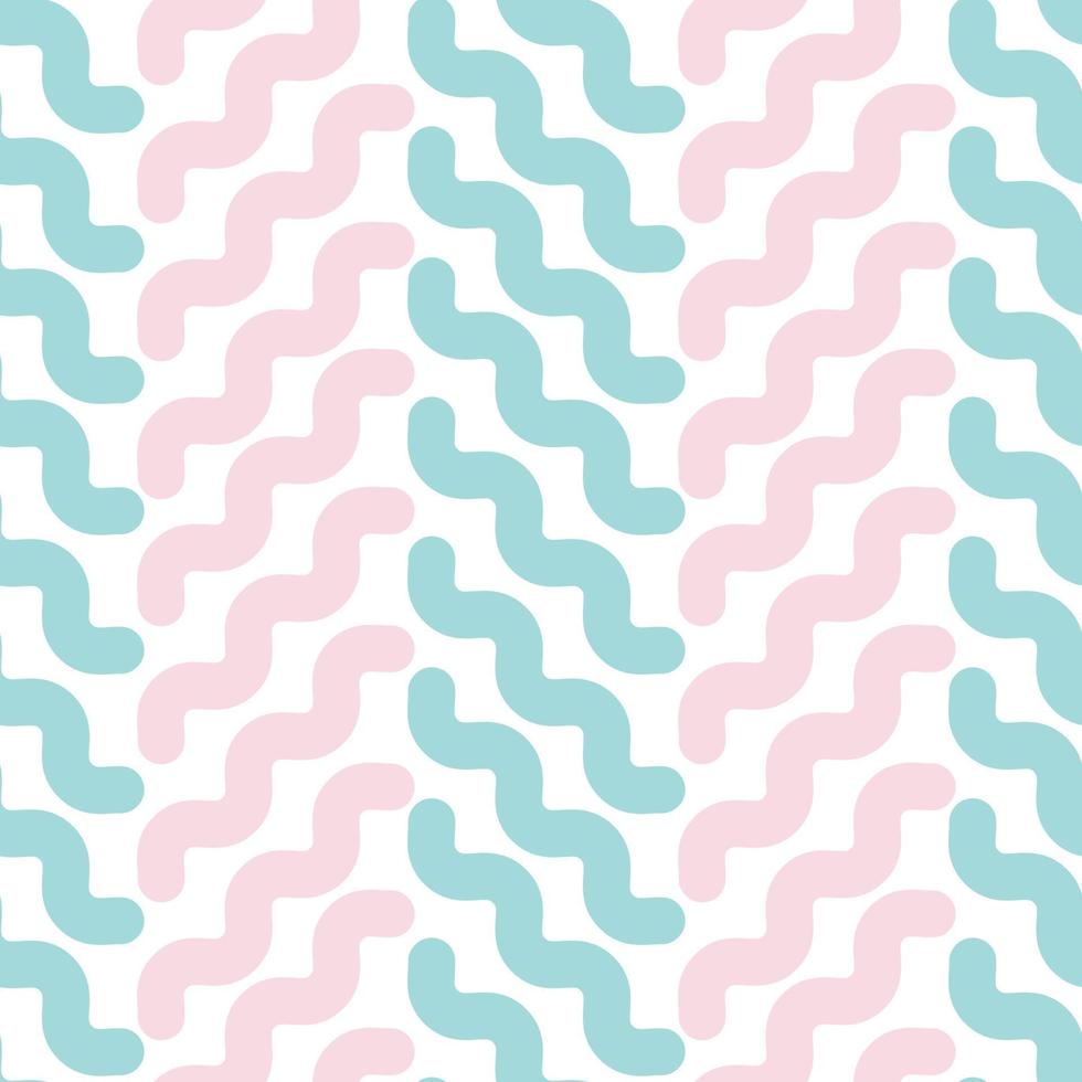 Vector chevron pattern, pink and blue geometric abstract background