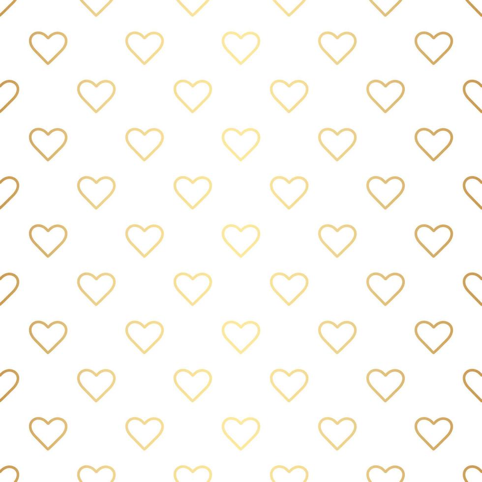 Geometric gold seamless repeat pattern background, gold and white wallpaper. vector