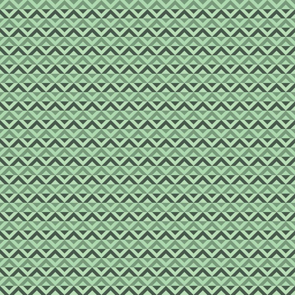 vector de patrón de repetición sin costuras geométrico verde