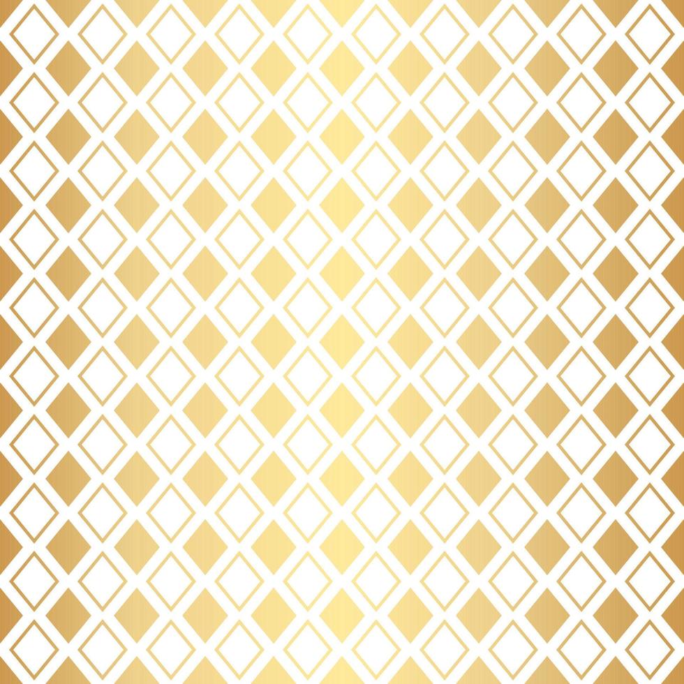 Geometric gold seamless repeat pattern background, gold wallpaper. vector