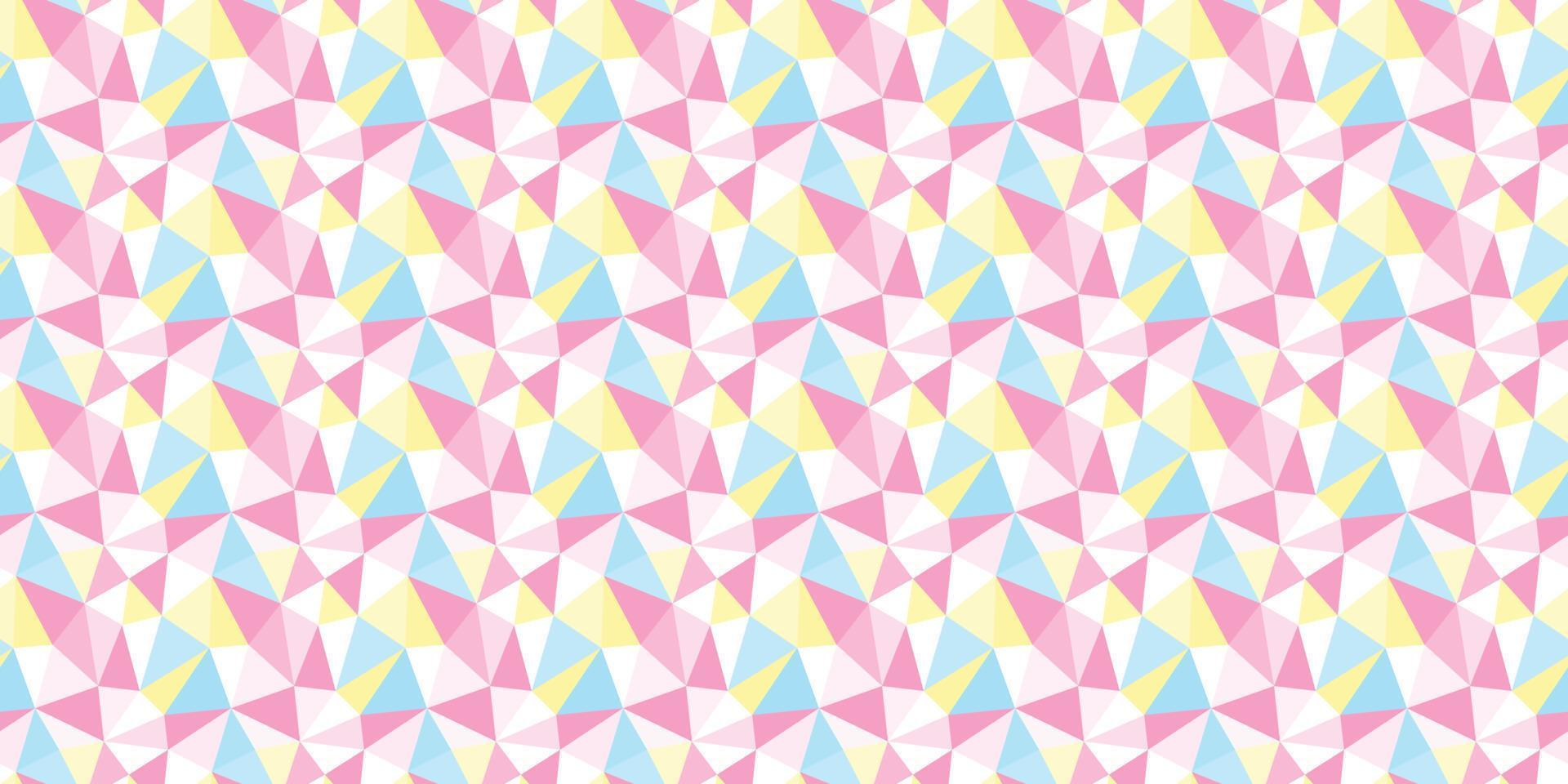 Triangles geometric seamless repeat pattern background design. vector