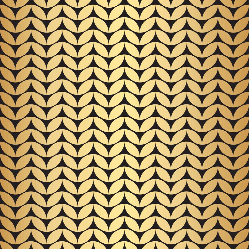 Abstract gold vector repeat pattern background.
