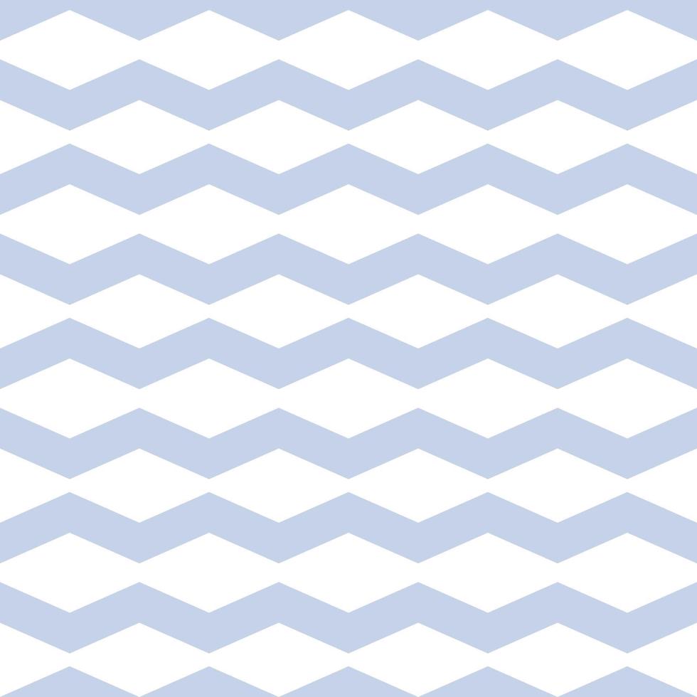 Blue and white zigzag print, geometric vector pattern, abstract repeat background