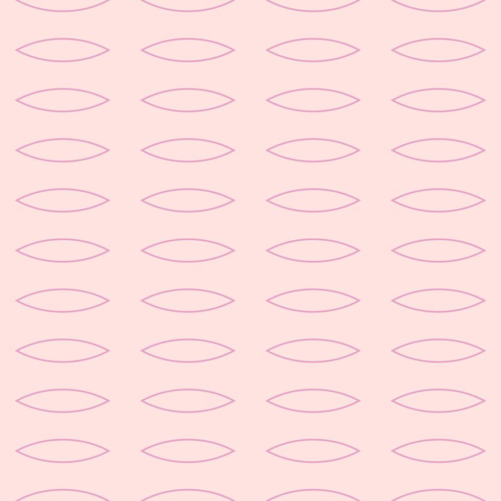 Pastel pink geometric vector pattern, abstract repeat background