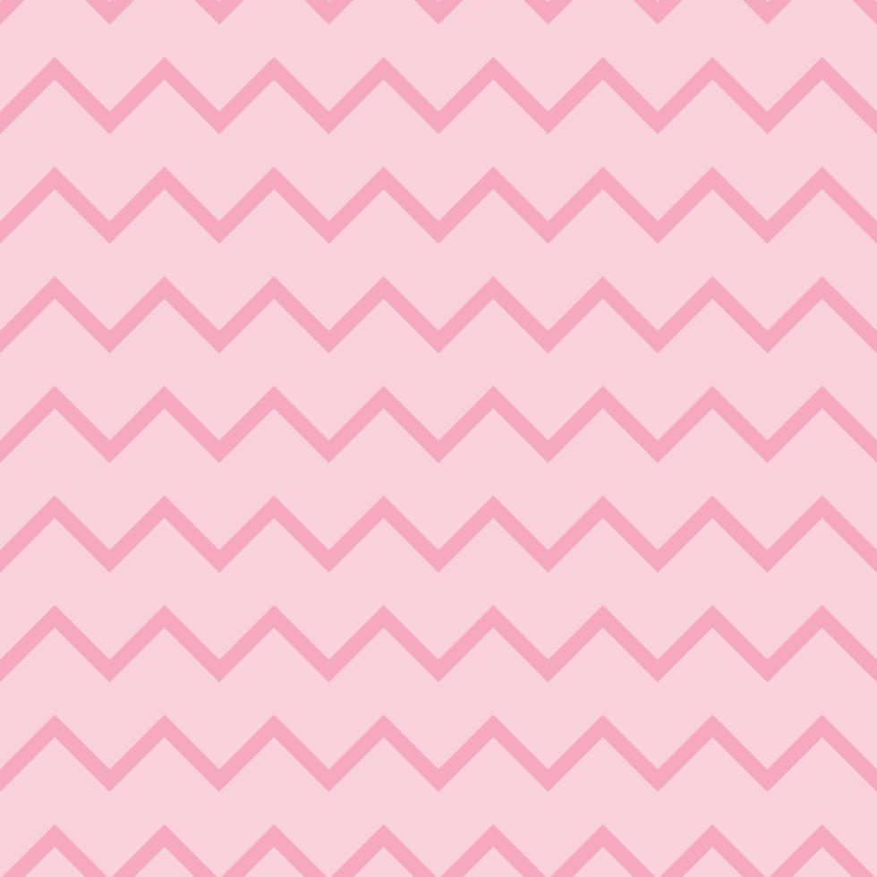 Zigzag geometric vector pattern, pink abstract chevron background