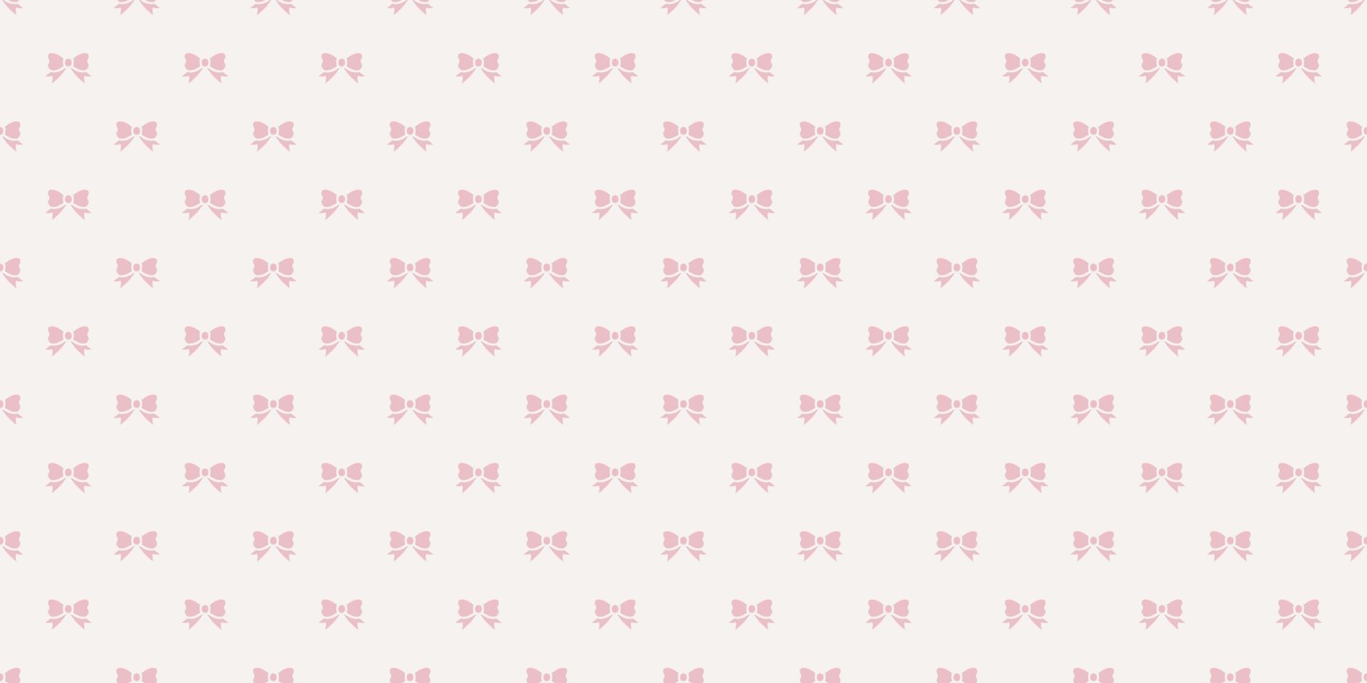 Bow seamless repeat pattern background. vector
