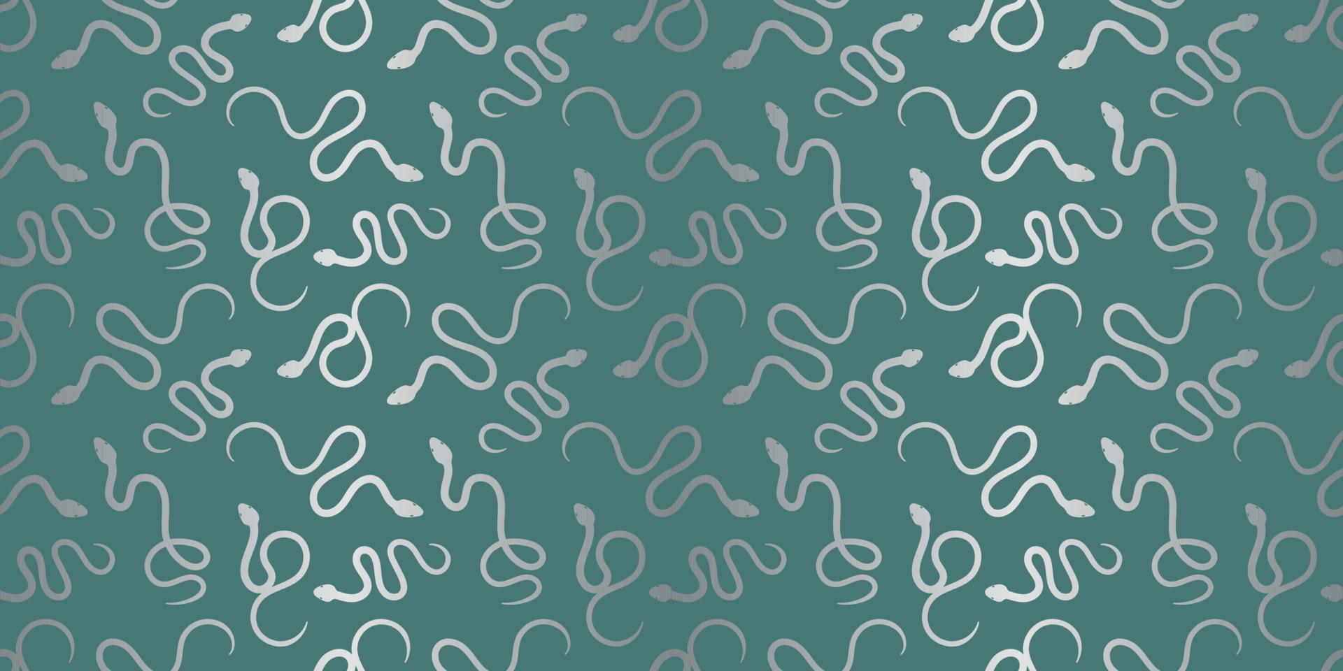 diseño de patrón de repetición de serpiente, fondo vectorial vector