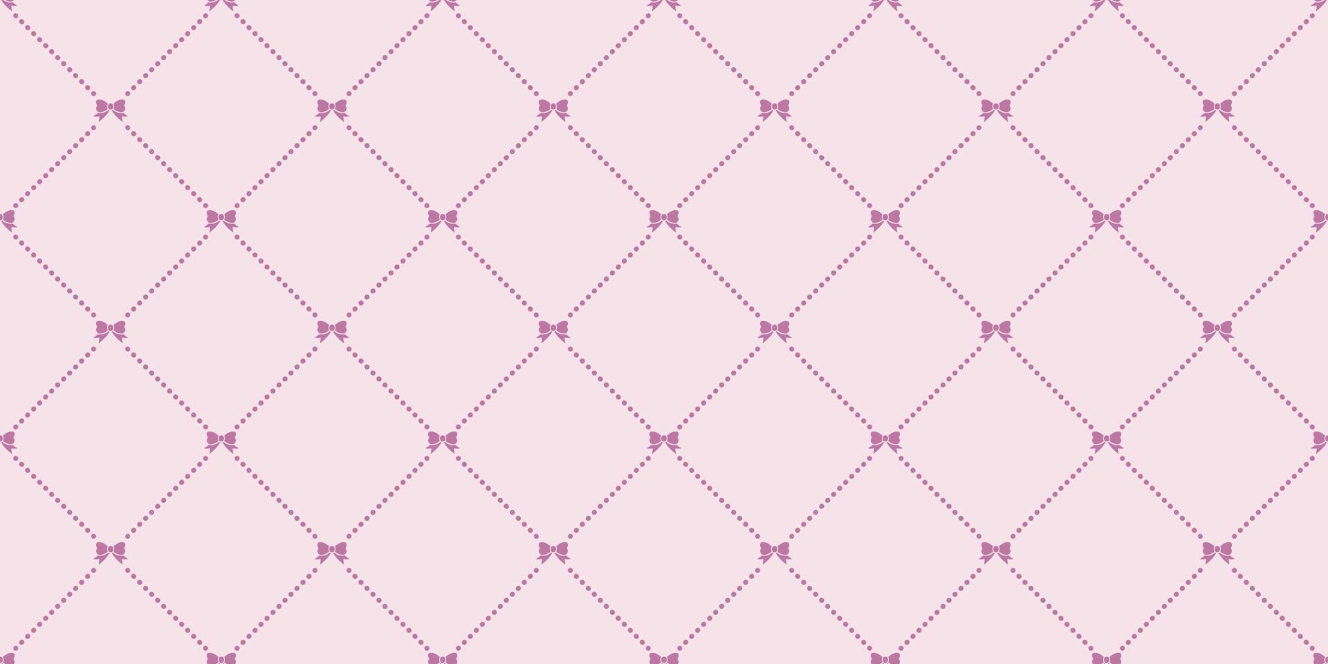 Bow seamless repeat pattern background. vector