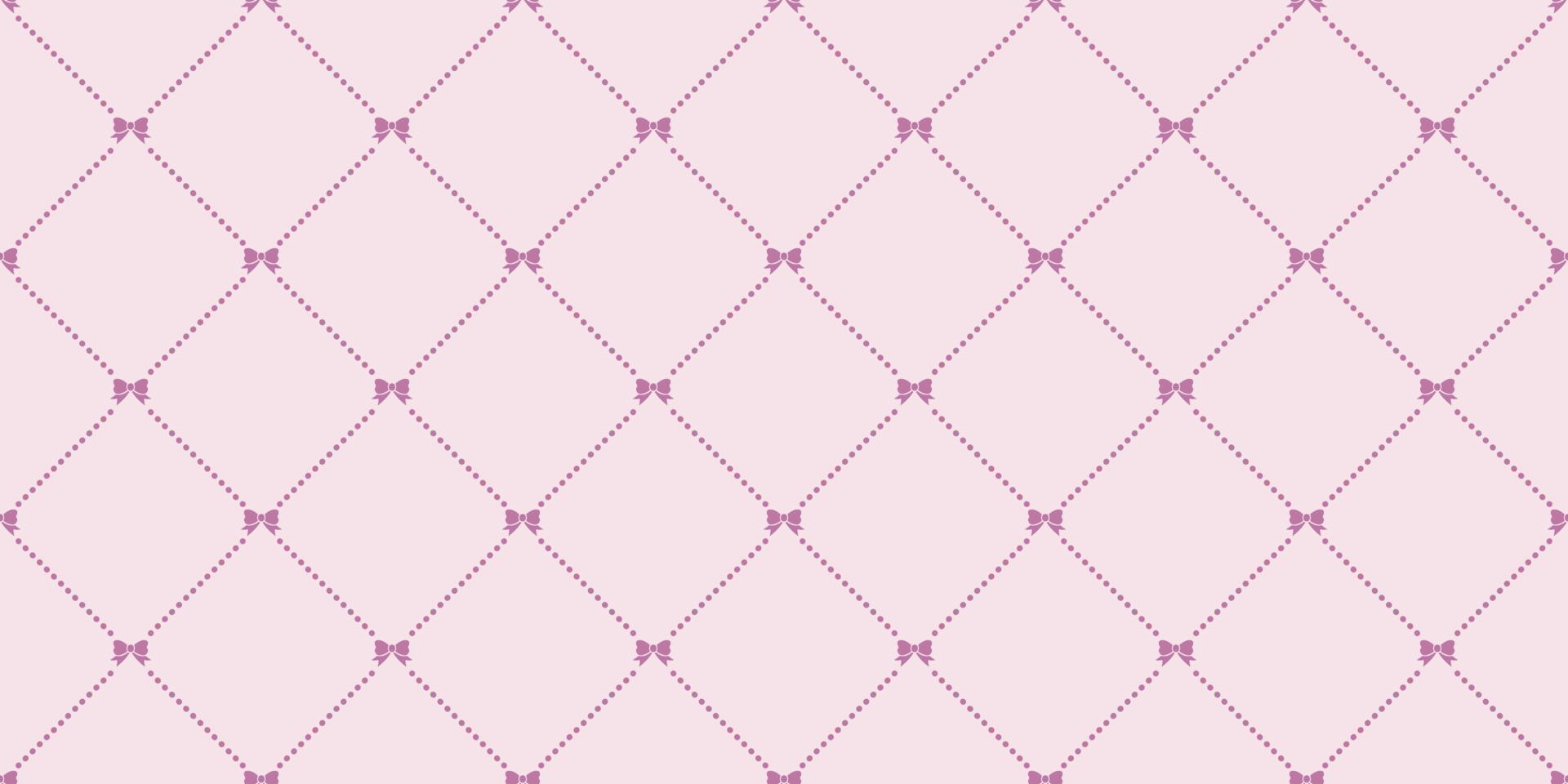 Bow seamless repeat pattern background. vector