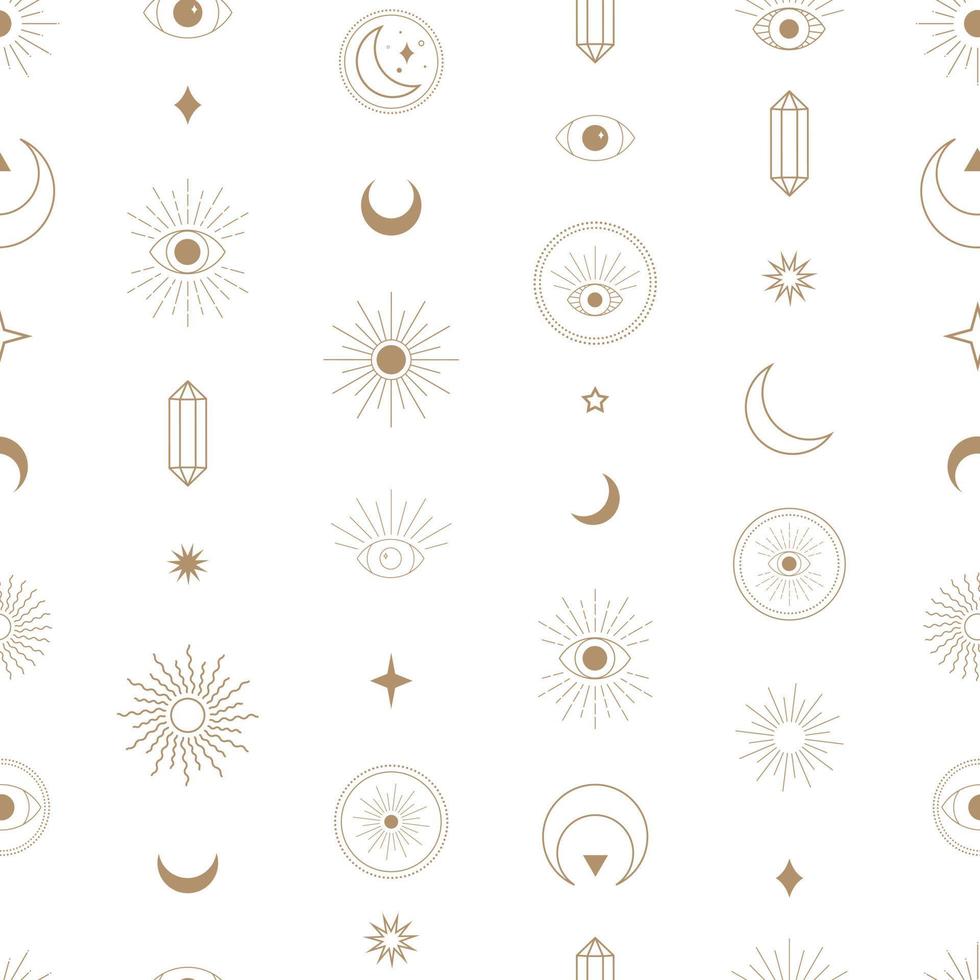 Mystical esoteric background, astrology wallpaper. vector