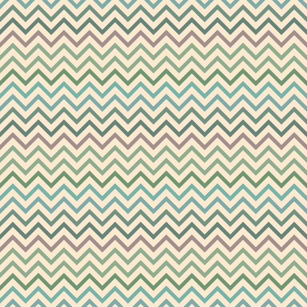 Zigzag geometric vector pattern, green abstract chevron background