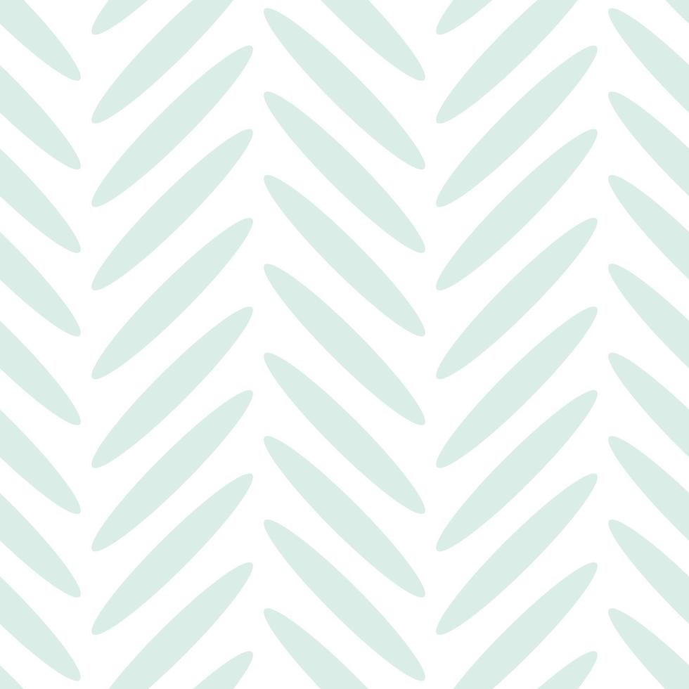 Vector chevron pattern, pastel green ovals, geometric abstract background